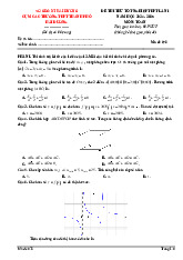 Đề thi thử TN THPT 2025 lần 1 môn Toán cụm các trường THPT TP Hải Dương