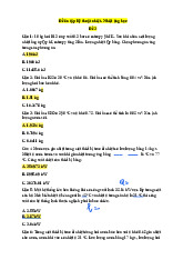 Đề ôn tập cuối kỳ môn Kỹ thuật nhiệt | Trường Đại học Bách Khoa Hà Nội