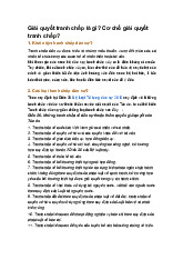 Giải quyết tranh chấp là gì? Cơ chế giải quyết tranh chấp?