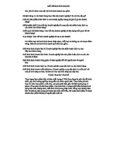 MÔ HÌNH KINH DOANH: Giải Pháp Cho Thực Phẩm An Toàn Tại Việt Nam