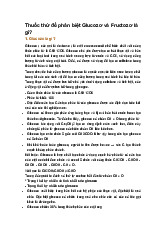 Thuốc thử để phân biệt Glucozơ và Fructozơ là gì?