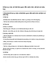 Kể lại sự việc có thật liên quan đến một nhân vật lịch sử siêu hay | Ngữ văn lớp 7