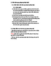 Khái niệm và Đặc điểm của Văn bản Quy phạm Pháp luật (QPPL)