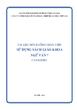 Tài liệu bồi dưỡng giáo viên Ngữ văn 7 bộ Cánh Diều