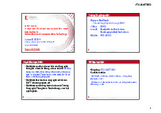 Tổng hợp bài giảng môn Nhập môn công nghệ thông tin và truyền thông| Bài giảng môn Nhập môn công nghệ thông tin và truyền thông| Trường Đại học Bách Khoa Hà Nội