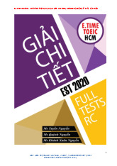 Sách Giải Chi Tiết ETS 2020