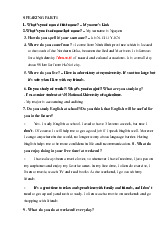 Speaking B1 môn Tiếng Anh  | Học viện Nông nghiệp Việt Nam