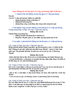Soạn Văn 6 siêu ngắn - Chân trời sáng tạo bài Những câu hát dân gian về vẻ đẹp quê hương