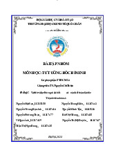Vai trò và lực lượng của khối đại đoàn kết toàn dân tộc | Bài tập nhóm môn Tư tưởng Hồ Chí Minh