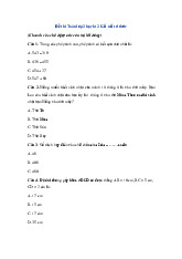 Đề thi cuối học kỳ 2 môn Toán lớp 2 năm học 2024 - 2025 - Đề số 2 | Bộ sách Kết nối tri thức