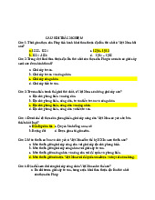 Ngân hàng câu hỏi ôn tập LSĐ/ Trường đại học Nguyễn Tất Thành