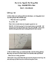 Phân tích và Giải thích bài tập môn Kinh tế vi mô | Trường Đại học Kinh Tế Quốc Dân