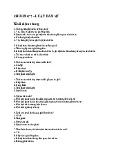 Trắc nghiệm Chương 7 - Tài sản và Quyền trong Luật Dân Sự | Đại học Kinh tế kỹ thuật công nghiệp