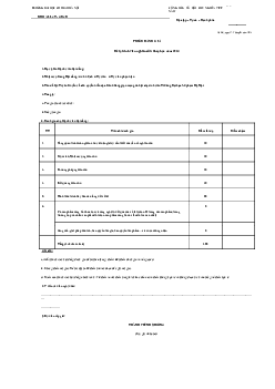 Phiếu đánh giá Đề tài sinh viên nghiên cứu khoa học năm 2024  | Đại học Sư Phạm Hà Nội