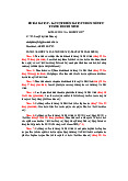 Bài tập lớn | Môn Tư tưởng Hồ Chí Minh Trường đại học sư phạm kỹ thuật TP. Hồ Chí Minh