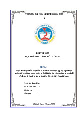 Phân tích luận điểm của Hồ Chí Minh: “Nước độc lập mà người dân không được hưởng hạnh phúc, tự do thì độc lập cũng chẳng có nghĩa lý gì” | Môn Tư tưởng Hồ Chí Minh - Đại học Kinh Tế Quốc Dân