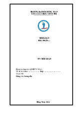 Đề cương môn đường lối đảng cộng sản việt nam- Trường Đại học bách khoa - Đại học đà nẵng.