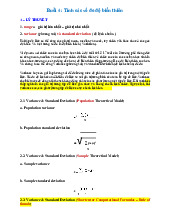 Buổi 4 Tính các số đo biến thiên môn Kinh tế vĩ  | Trường đại học kinh doanh và công nghệ Hà Nội
