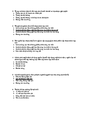 Trắc nghiệm ôn thi cuối kỳ - Kinh tế vĩ mô | Học viện Chính sách và Phát triển