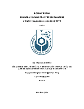 Bài thảo luận nhóm: Nghiên cứu tổ chức quy trình chuyên chở hàng hóa xuất nhập khẩu quốc tế môn Nghiệp vụ giao nhận và vận tải quốc tế | Trường Cao đẳng Kinh tế - Kỹ thuật Công thương