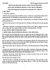 Phương Pháp Dạy Học Phân Hóa Môn Toán Tiểu Học | Phương pháp dạy học toán | Trường Đại học Sư Phạm Hà Nội 2