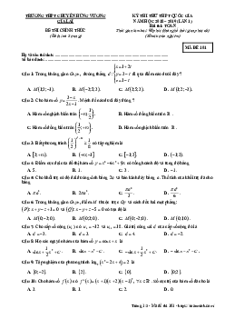 Đề thi thử Toán THPT Quốc gia 2019 lần 1 trường chuyên Hùng Vương – Gia Lai