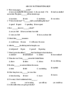 Ngữ pháp tổng hợp