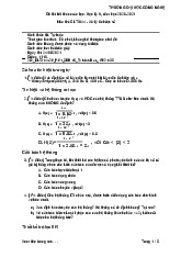 Đề thi Xử lý tín hiệu số đề số 6 kỳ 2 năm học 2020-2021 | Trường Đại học Công nghệ, Đại học Quốc gia Hà Nội