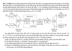 Đề thi cuối kỳ môn Thông tin số | Trường Đại học Bách Khoa Hà Nội