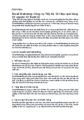 Tiểu luận Email Marketing Môn Marketing quốc tế | Đại học Gia Định