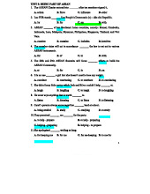 E11-HSG-U5 - Unit 5: Being Part of ASEAN - Practice Exercises
