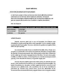 Tài liệu ôn tập kỹ năng Writing học phần Tiếng anh cơ bản