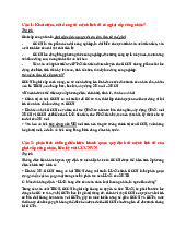 Đề cương Sứ mệnh và Chức năng của Giai cấp Công nhân | Môn Chủ nghĩa xã hội khoa học - Đại học Kinh Tế Quốc Dân