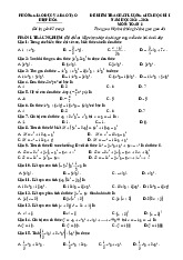 Đề giữa học kì 1 Toán 8 năm 2024 – 2025 phòng GD&ĐT Hiệp Hòa – Bắc Giang