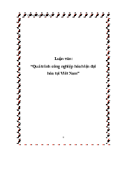 Tiểu luận kinh tế chính trị: Công nghiệp hóa, hiện đại hóa | Trường đại học Bách Khoa Hà Nội