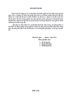 Giáo trình thi công mái