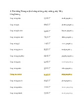 Bài tập Tiếng Trung Văn Phòng Công Ty | Trường Đại học Khoa học Xã hội và Nhân văn, Đại học Quốc gia Thành phố Hồ Chí Minh