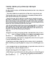 Ý Nghĩa Văn Hóa Của Công Giáo Việt Nam | Đại học Nội Vụ Hà Nội