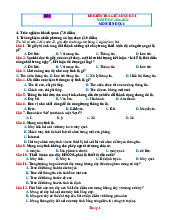 Đề Thi Giữa Kỳ 1 Tin 6 Kết Nối Tri Thức 2025-2026 Có Đáp Án Ma Trận Đặc Tả
