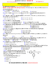 Đề luyện tập Hóa học lớp 12 - Ester (số 02)
