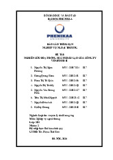 Báo cáo tiểu luận Nghiên cứu hoạt động xuất khẩu gạo của Công ty Vinafood II môn Nghiệp vụ ngoại thương | Trường Đại học Hoa Sen