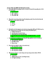 100 câu hỏi Trắc nghiệm LSĐ. Trường đại học Nguyễn Tất Thành