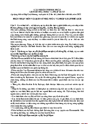 Câu hỏi ôn thi học phần Lịch sử Nhà nước và Pháp Luật | Trường Đại học Luật, Đại học Quốc gia Hà Nội