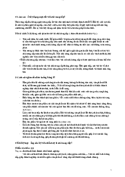 Câu hỏi ôn tập marketing căn bản