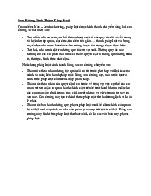 Đường Hình Thành Pháp Luật theo Quan Điểm Mác - Lenin