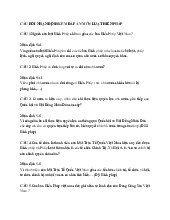 Đề cương môn Luật hiến pháp - Trường Đại học lao động -  xã hội.