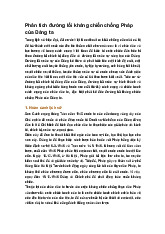 Phân tích đường lối kháng chiến chống Pháp của Đảng ta