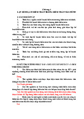 Bài tập Chương 4: Lập kế hoạch kiểm toán tài chính | Môn Kiểm toán tài chính - Học viện Chính sách và Phát triển