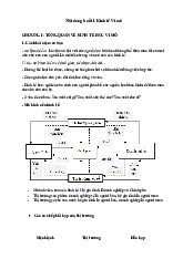 Nội dung Buổi 1: Tổng quan Kinh tế Vi mô | Microeconomics | Trường Đại học Quốc tế, Đại học Quốc gia Thành phố Hồ Chí Minh