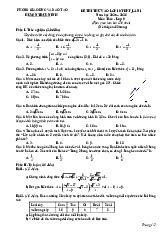 Đề thi thử Toán vào 10 lần 1 năm 2025 – 2026 phòng GD&ĐT Trực Ninh – Nam Định